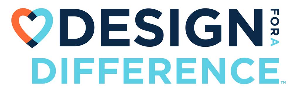 2018 Design for a Difference logo with plain white background