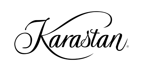 Karastan logo with plain white background