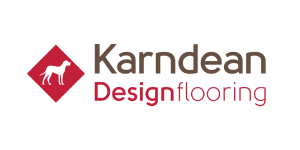 Karndean flooring logo with plain white background
