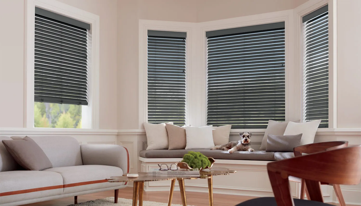 Faux Wood Hunter Douglas Blinds